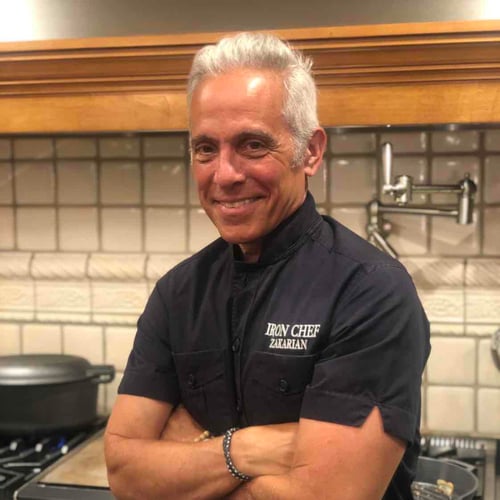 I'm Iron Chef Geoffrey Zakarian. Food Network's The Kitchen host